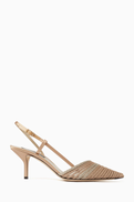 Giorgio Armani Slingback Pumps in Satin