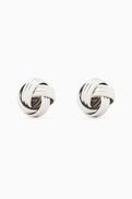 Giorgio Armani Knot Cufflinks in Sterling Silver