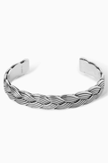 Giorgio Armani Braided Effect Cuff Bracelet