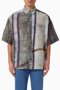Giorgio Armani Bold Print Shirt in Cotton & Silk