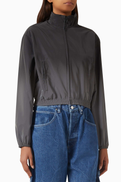 Alexander Wang Reflective Shrunken Track Jacket