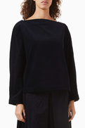 COS Relaxed-fit Top in Corduroy