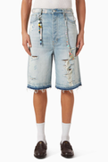 Nahmias Venice Shorts in Denim