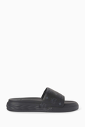 MCM Visetos Slide Sandals