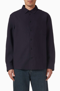 COS Relaxed Brushed Shirt in Cotton-blend