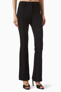 Veronica Beard Hibiscus Slim-flared Pants