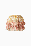 Zimmermann Daylight Tiered Skirt in Cotton