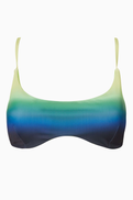 Casablanca Gradient Printed Bikini Top