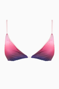 Casablanca Gradient Triangle Bikini Top