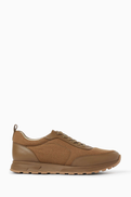 12 STOREEZ Runner Sneakers in Wool & Leather
