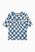 MARC JACOBS Check Print TShirt in Cotton