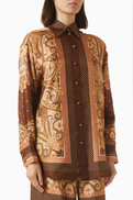 Zimmermann Luna Relaxed-fit Shirt in Silk