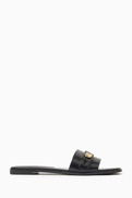Tory Burch Romy Slides in Leather