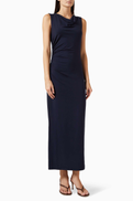 Veronica Beard Kerilyn Ruched Dress in Jersey