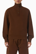 ENTIRE STUDIOS Port Pullover Sweatshirt in Fleece