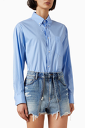 Alexander Wang Pre-styled Skort Romper in Cotton Blend