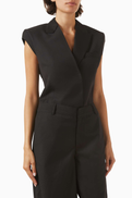 BLSSD Sleeveless Blazer Bodysuit