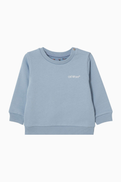 Off-White Scribble Diagonal Sweatshirt in Cotton