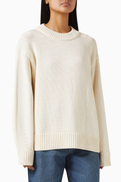 Reformation Cove Oversized Sweater in Cotton-knit