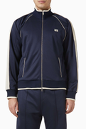 Wales Bonner Striped Track Jacket in Jersey