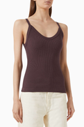 Agolde Jordan Tank Top in Organic-cotton Blend