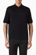 Gucci GG Jacquard Polo Shirt in Technical Jersey