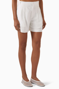 Rag & Bone Chappel Tailored Shorts in Lyocell & Linen