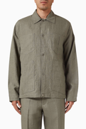 Rag & Bone Calder Workwear Jacket in Linen