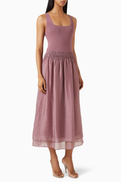 Vince Mixed-media Dress