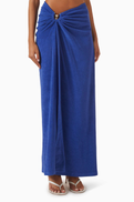 Christopher Esber Loop-back Ruched Skirt