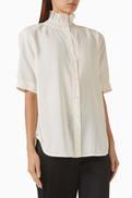 COS Ruffle Collar Shirt