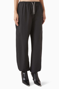 Alexander Wang Crystal Drawcord Pants