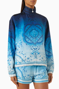 Casablanca Track Jacket in Silk