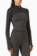 Casablanca Seamless Monogram Top