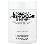 Codeage Liposomal L-Methylfolate 5-MTHF+ 60 Vegetable Capsules
