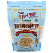 Bob's Red Mill، شوفان مقطع عضوي من الفولاذ ، حبوب كاملة ، 24 أونصة 680 جم