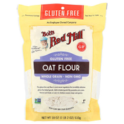 Bob's Red Mill Oat Flour Whole Grain Gluten Free 18 oz 510 g