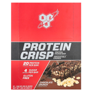 BSN Protein Crisp Chocolate Crunch 12 Bars 1.94 oz 55 g Each