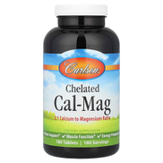 Carlson Chelated Cal-Mag 180 Tablets