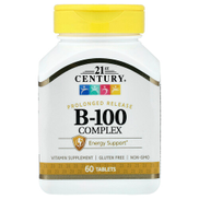 21st Century B-100 Complex Prolonged Release 60 Tablets