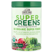 COUNTRY FARMS Super Greens, Alkalizing Formula, Unflavored, 10.6 oz