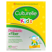 Culturelle، للأطفال ، بروبيوتيك منتظم + ألياف ، 1+ سنة ، بدون نكهة ، 60 عبوة فردية