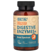 Deva Vegan Digestive Enzymes+ 90 Vegan Caps