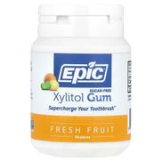 Epic Dental Xylitol Gum Sugar-Free Fresh Fruit 50 Pieces
