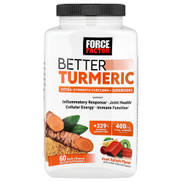 Force Factor Better Turmeric Curcumin + Superfoods Fruit Splash 60 Soft Chews