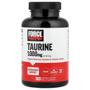 Force Factor Taurine 180 Vegetable Capsules 500 mg per Capsule