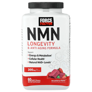 Force Factor NMN Longevity & Anti-Aging Formula Strawberry 60 Soft Chews