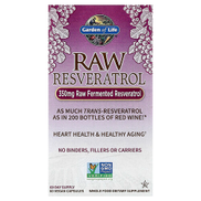 Garden of Life Raw Resveratrol Dietary Supplement 350 mg - 60 Vegan Capsules