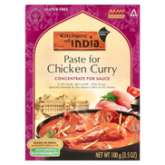 Kitchens of India Paste For Chicken Curry Concentrate For Sauce Medium 3.5 oz 100 g
