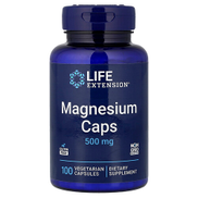 Life Extension Magnesium Caps 500 mg 100 Vegetarian Capsules